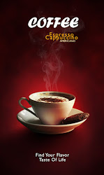 photoshop poster tutorials minimalist coffee menu