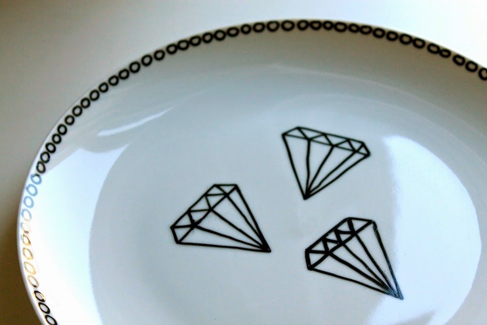 Tulip & Lily 10Minute DIY Jewelry Plate with Diamonds