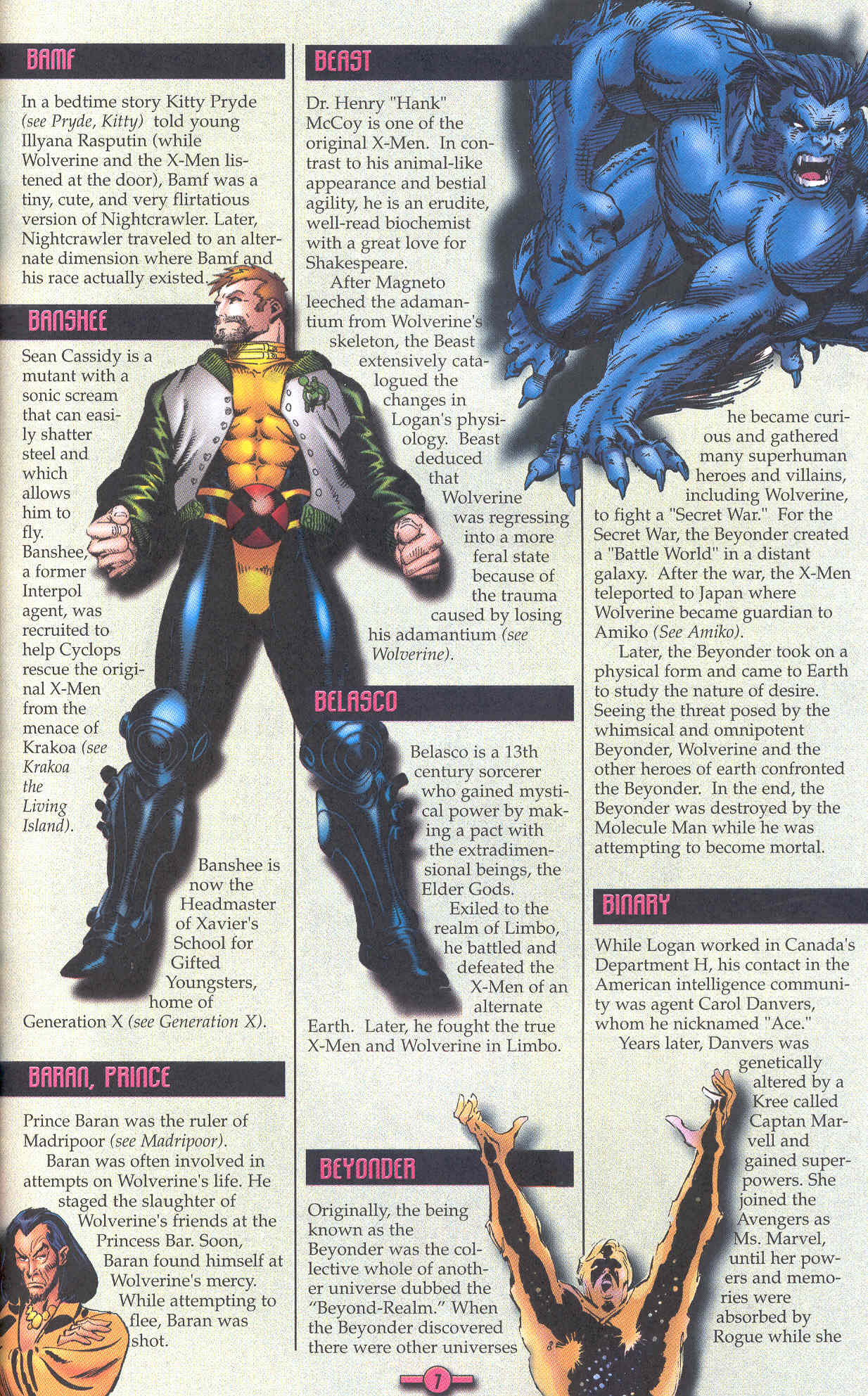 Read online Wolverine Encyclopedia comic -  Issue #1 - 11