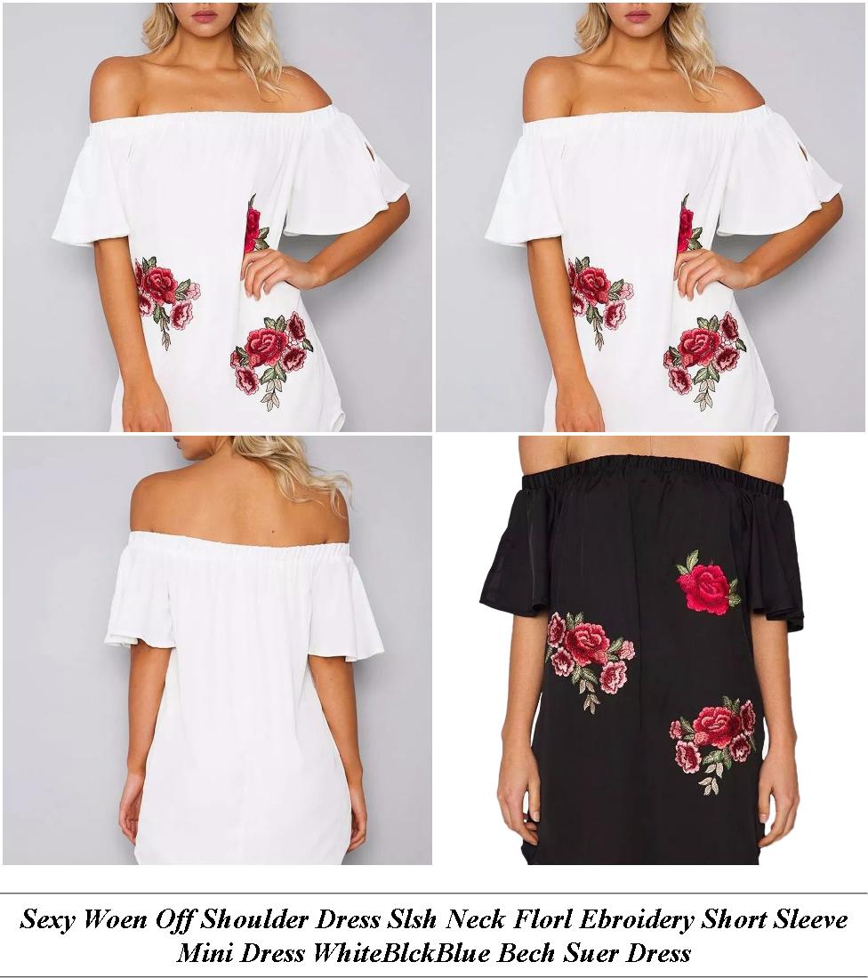 Zara Lue And White Striped Off The Shoulder Dress - Vintage Fashion Clothing Definition - Womens Fashion Dresses Online Australia
