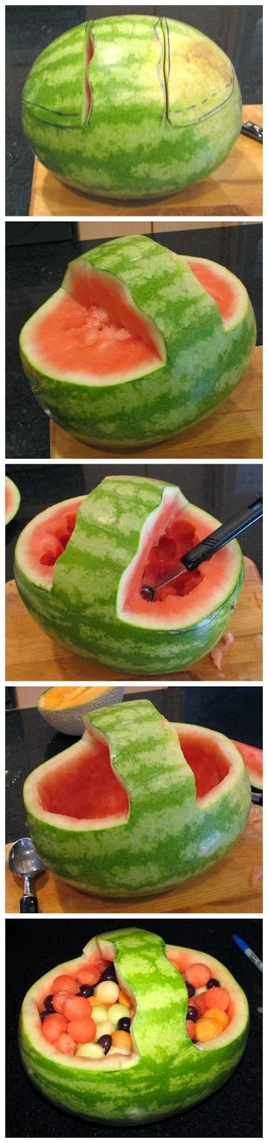 How To Make A Watermelon Basket - DIY & Crafts Tutorials