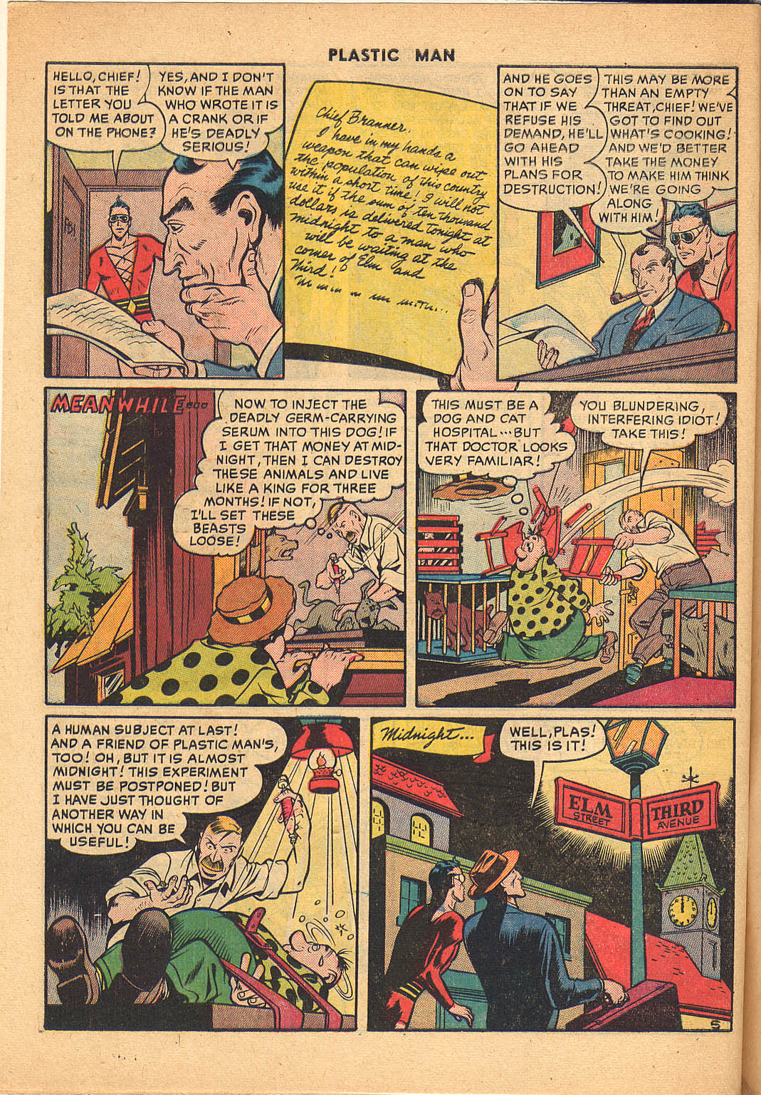Read online Plastic Man (1943) comic -  Issue #26 - 46