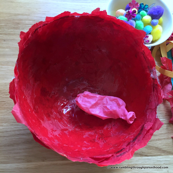 Rambling Through Parenthood Easy Paper Mache Easter Basket