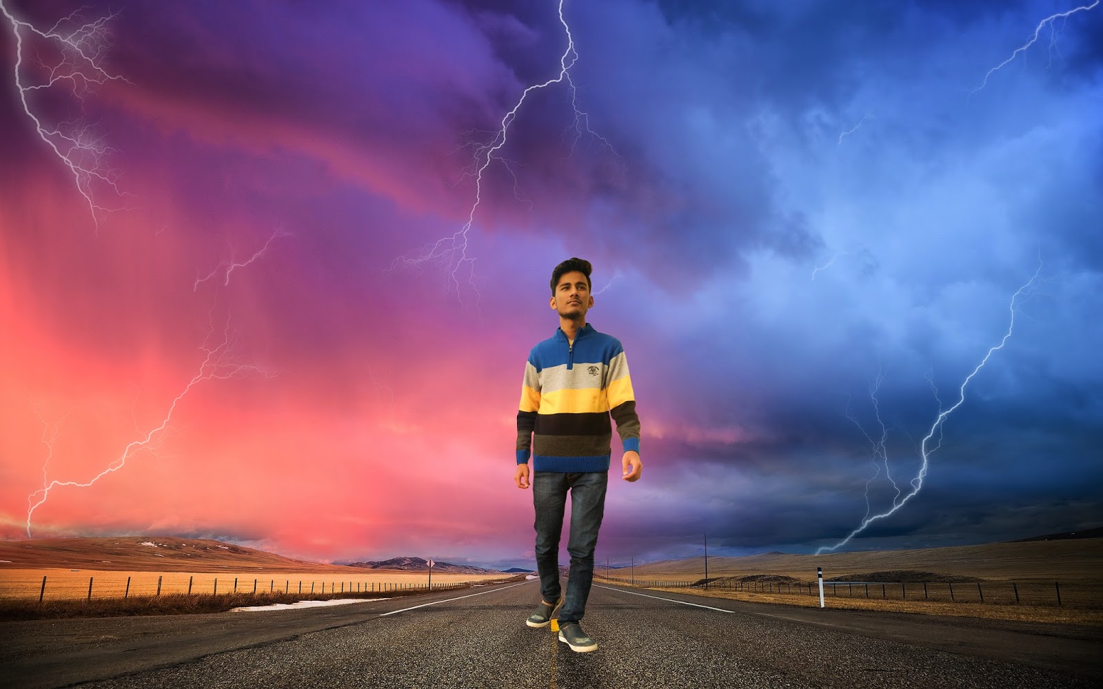 Dramatic Photo Manipulation with Lightning Effects Rishabh Tech