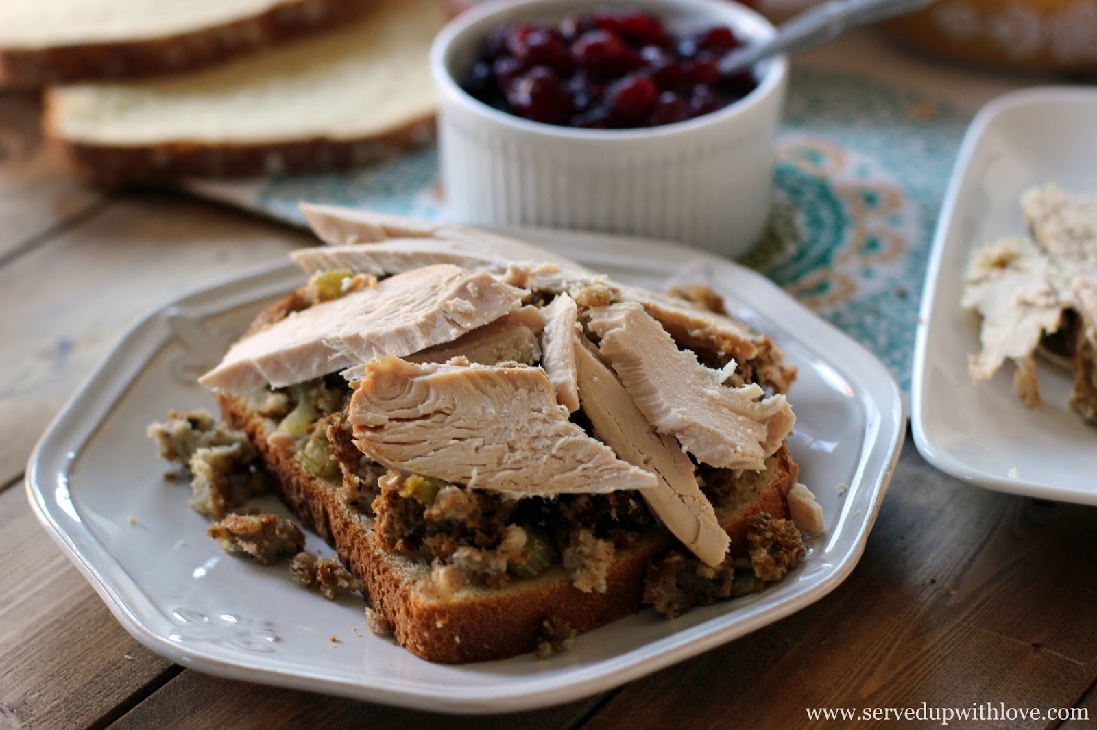 Open Faced Turkey Sandwiches Served Up With Love