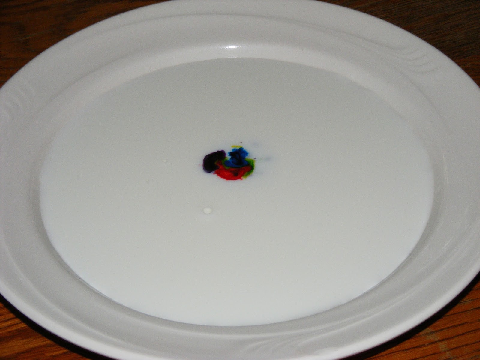 Ten kids and a Dog An indoor rainbow on a rainy day....a surface