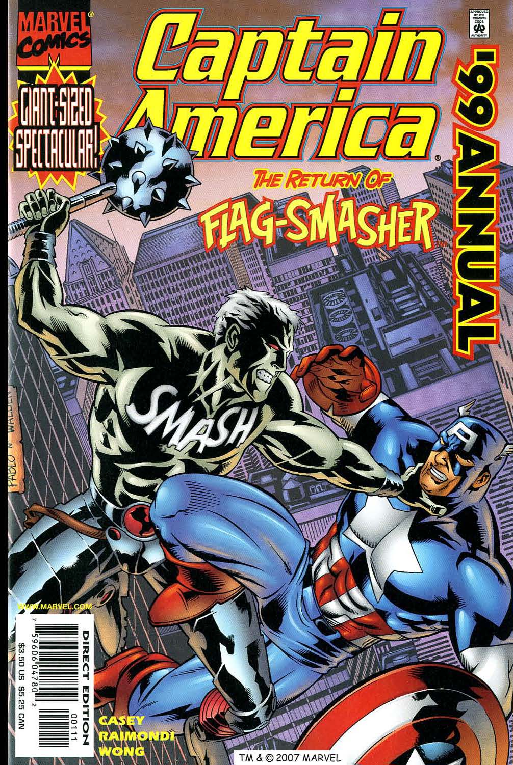 Read online Captain America (1998) comic - Issue # Annual 1999 - 1