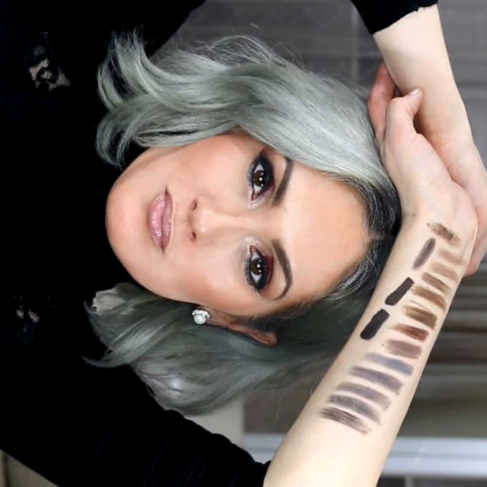 BEAUTY101BYLISA HOW TO FIND YOUR PERFECT EYEBROW SHADE 15 Swatches