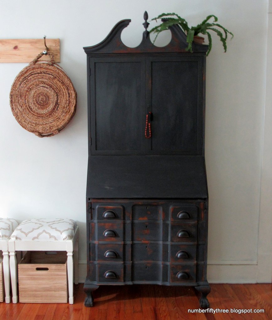 Number FiftyThree How to Paint Mahogany Furniture White