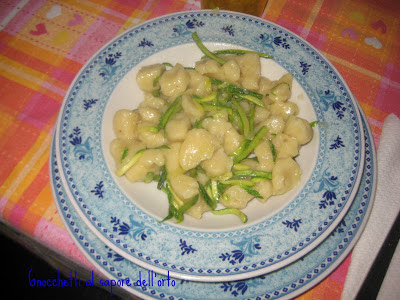 gnocchetti al sapore dell'orto