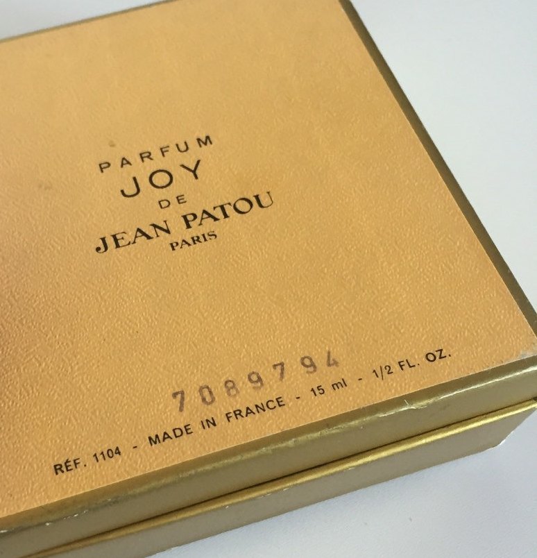 Raiders of the Lost Scent: How to recognize JEAN PATOU fragrances.