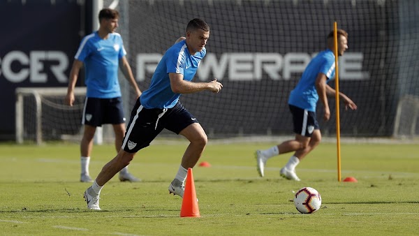 Málaga, entrenamiento hoy a las 10:15 horas y rueda de prensa de Muñiz