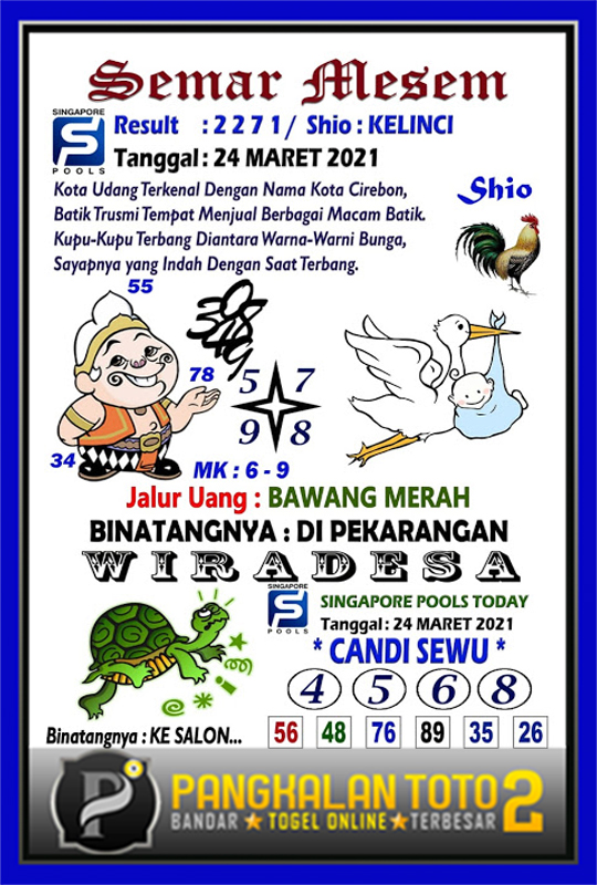 Kode Syair Sgp 24 Maret 2021 Prediksi Sgp Jitu Keraton4d