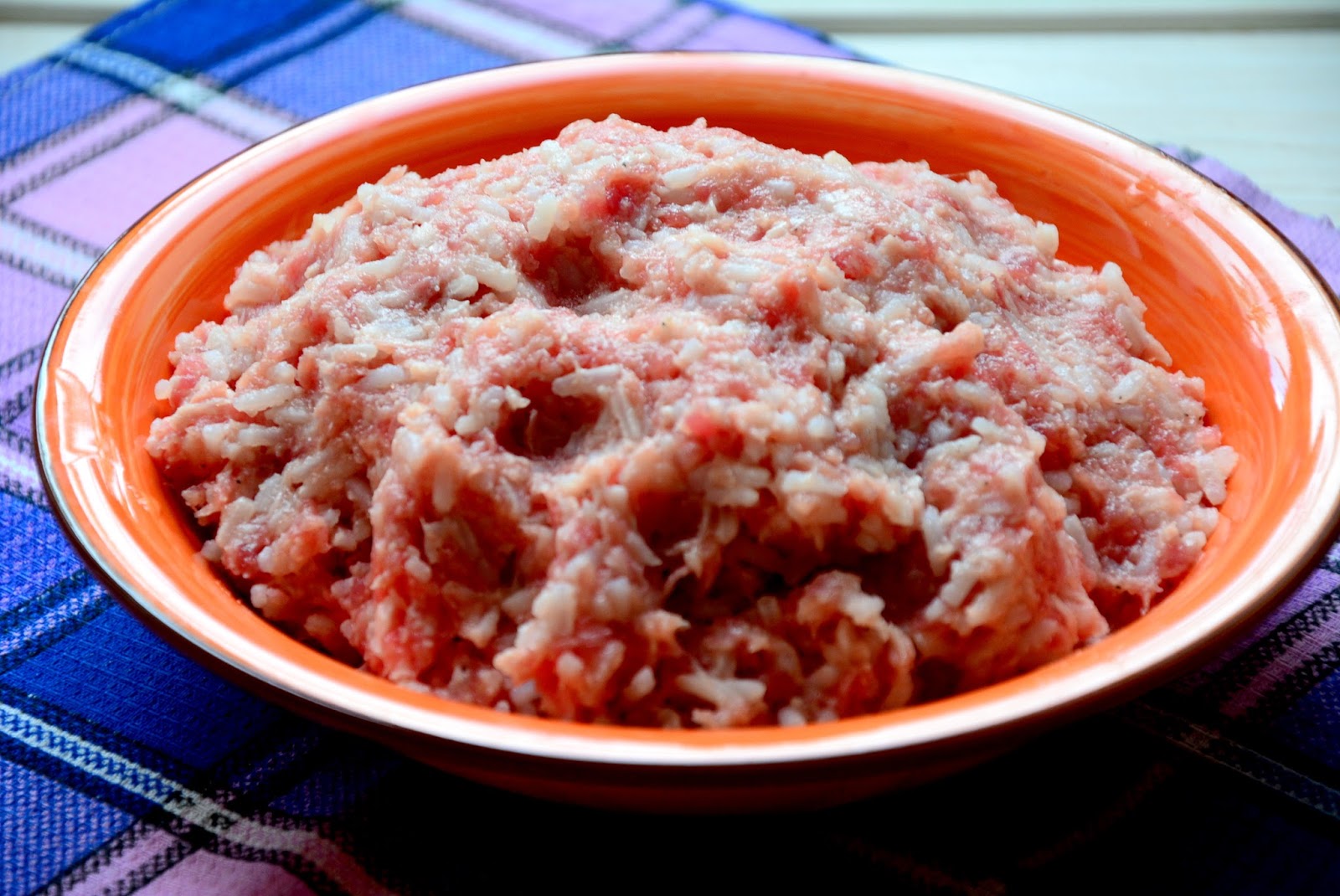 Куриный фарш с рисом с фото