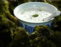 Brokuły w sosie czosnkowym