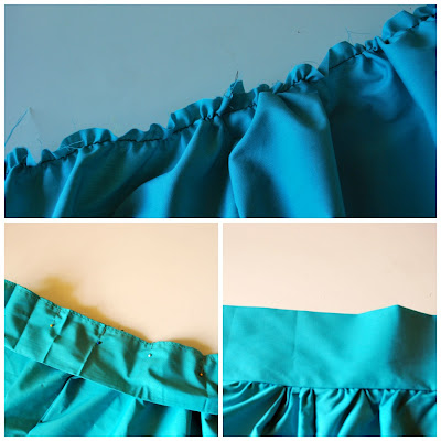 Larissa Another Day: High Waist Maxi Skirt from Bed Sheet