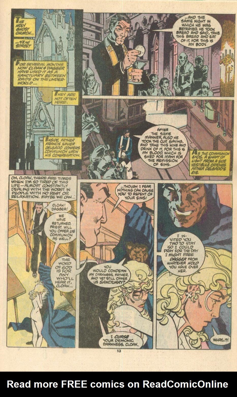 Read online Cloak and Dagger (1985) comic -  Issue #1 - 14