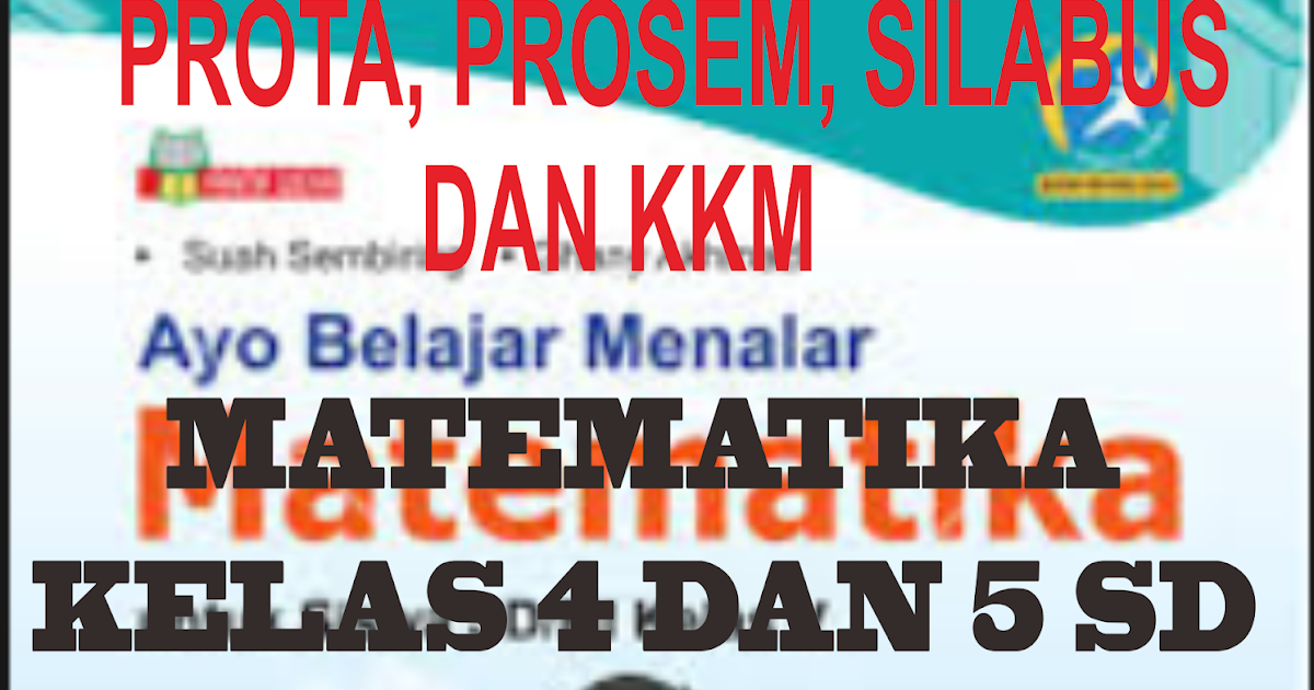 Prota Dan Promes Kelas 1 Sd K13 Revisi 2017