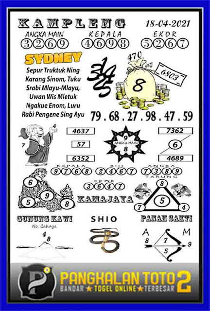 Kode Syair Sydney 18 April 2021 Togel Sydney Pangkalantoto Kode Syair Sydney 18 April 2021 Togel Sydney Pangkalantoto