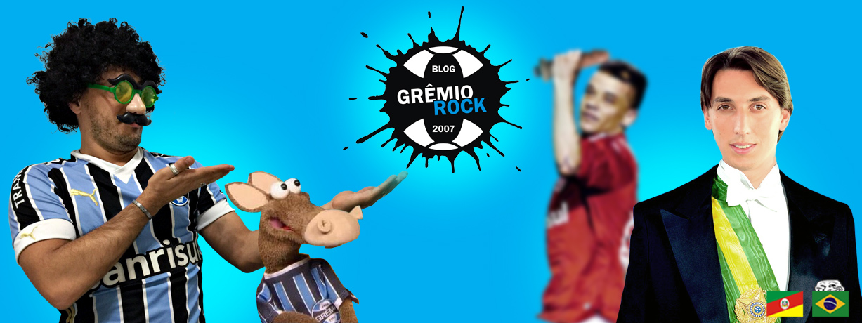 GRÊMIO ROCK | Humor negro, azul e branco