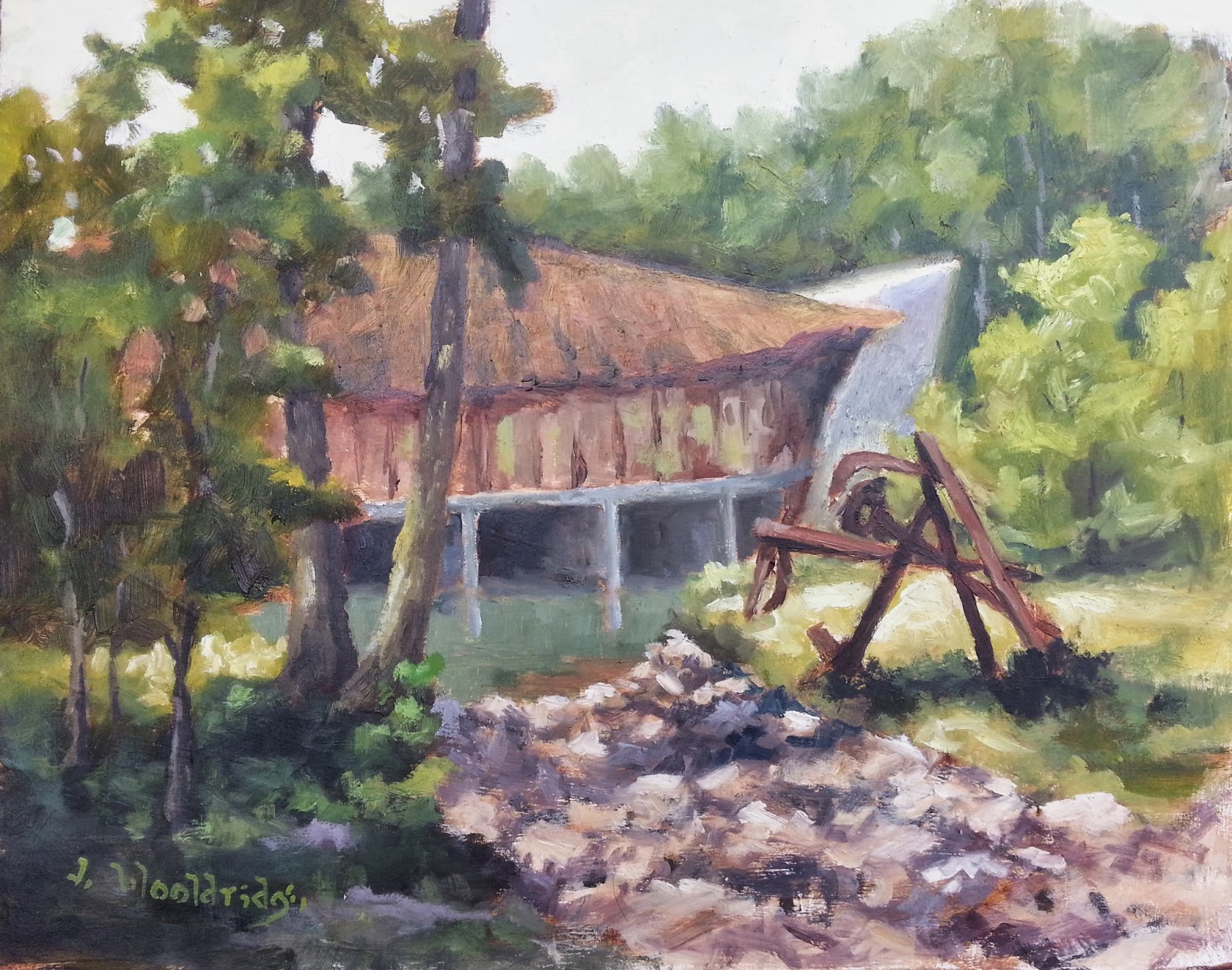 Painting Arkansas Crystal Bridges Museum of American Art, North Lawn