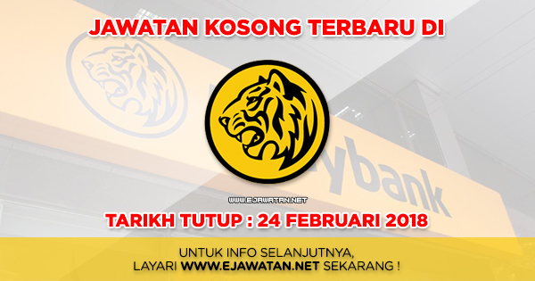 jawatan kosong terbaru maybank 2018