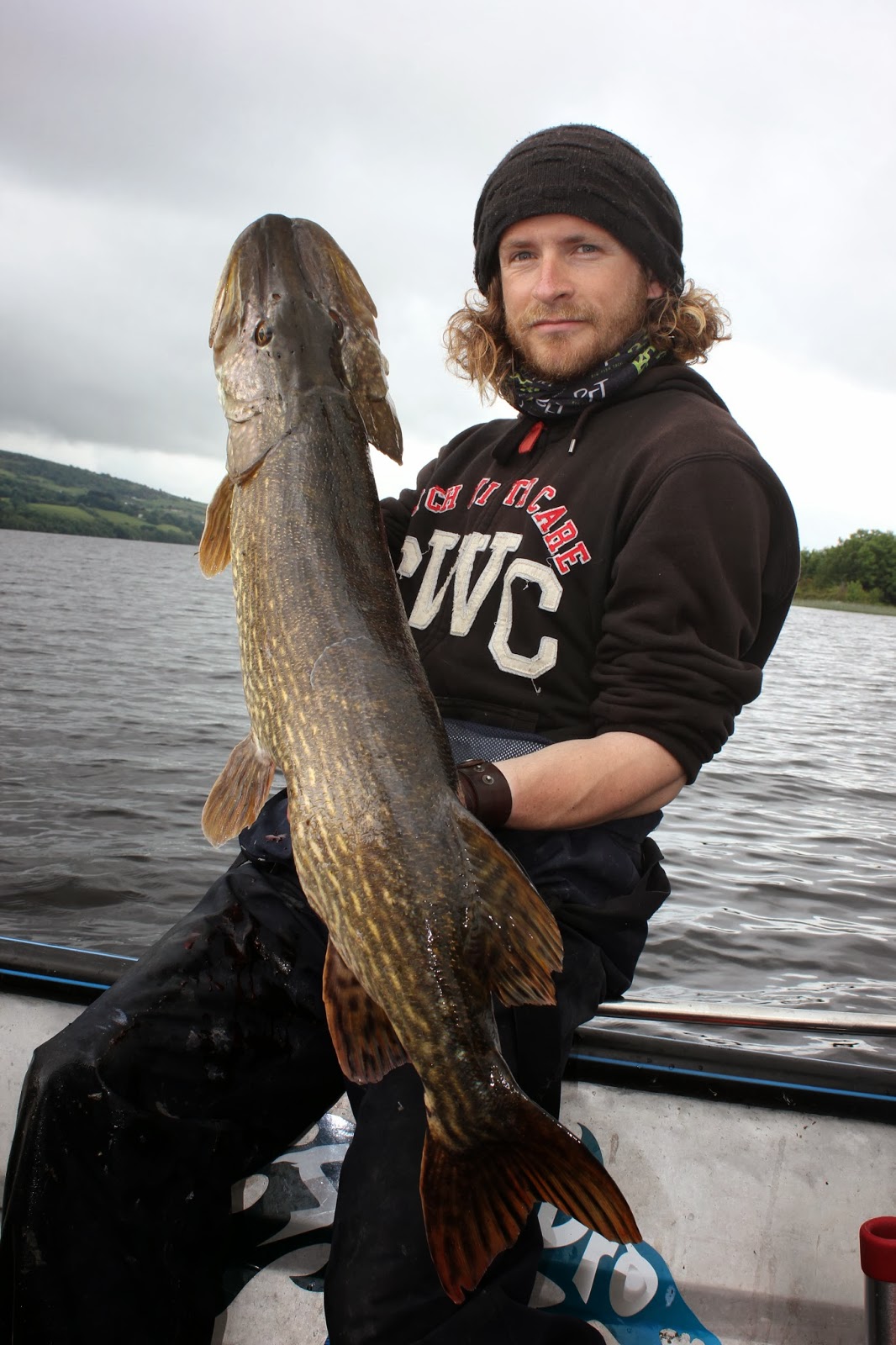 Pierre Monjarret Pike Fishing on Lough Derg Lough Derg Ireland