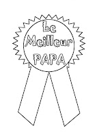 medaille fete des peres super papa vierge