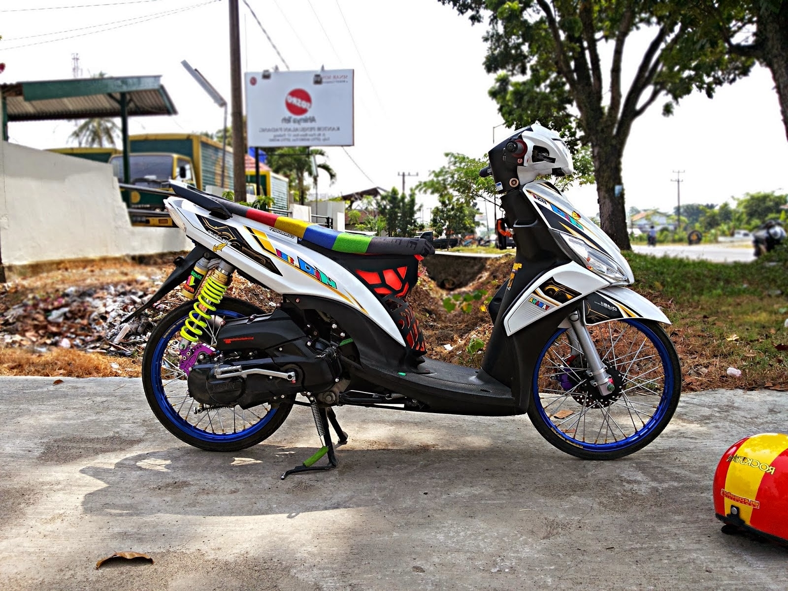  Mio  Modifikasi  Motor Thai  Look