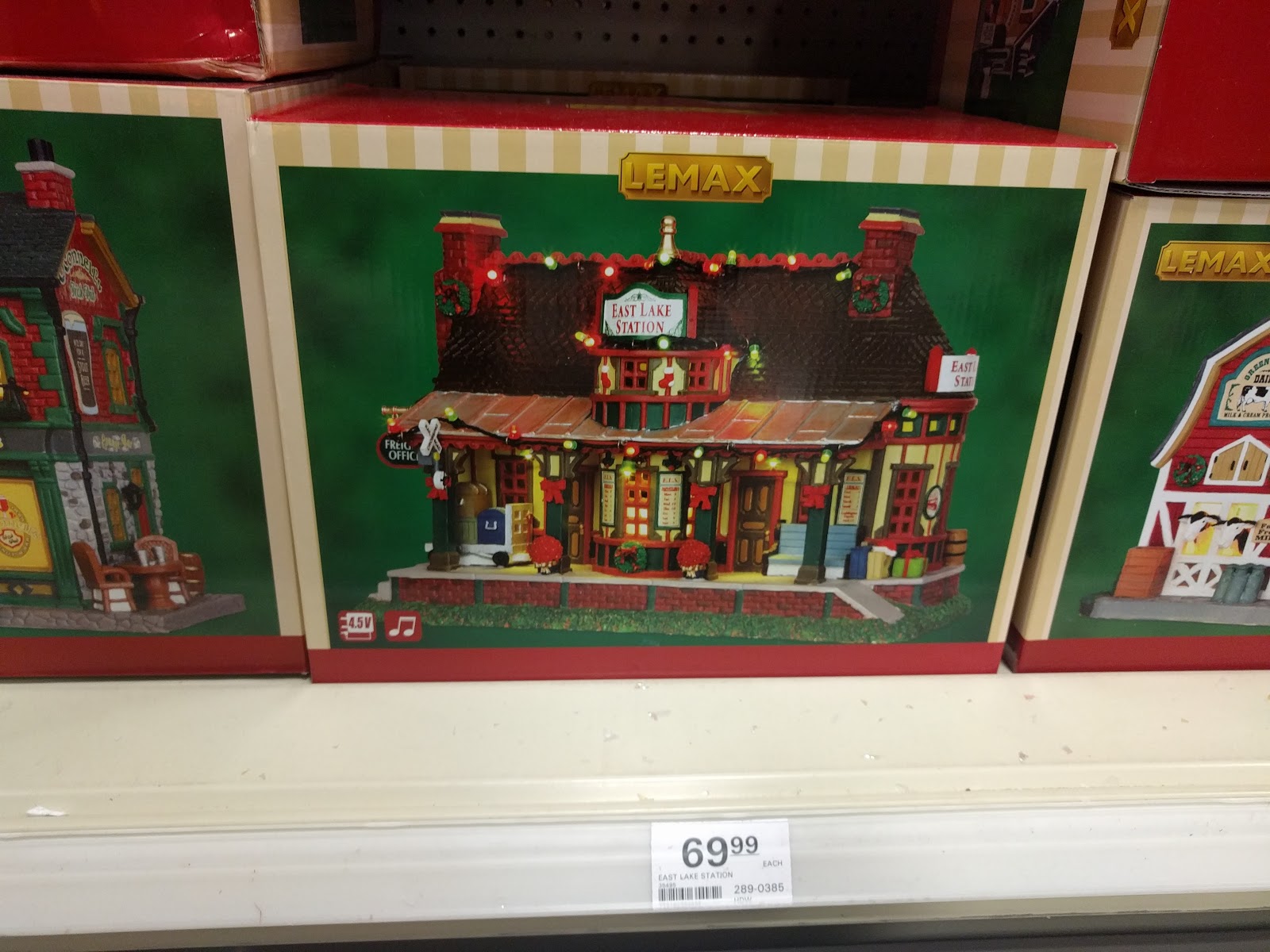 East Lake Station Lemax at Menards Christmas Village