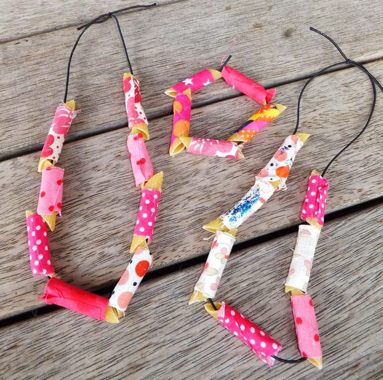 mila+cuatro Scrappy Pasta Necklaces Scraps 101
