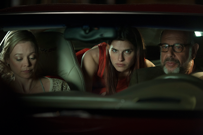 Lake Bell, Fred Melamed, and Alexandra Holden in In A World...