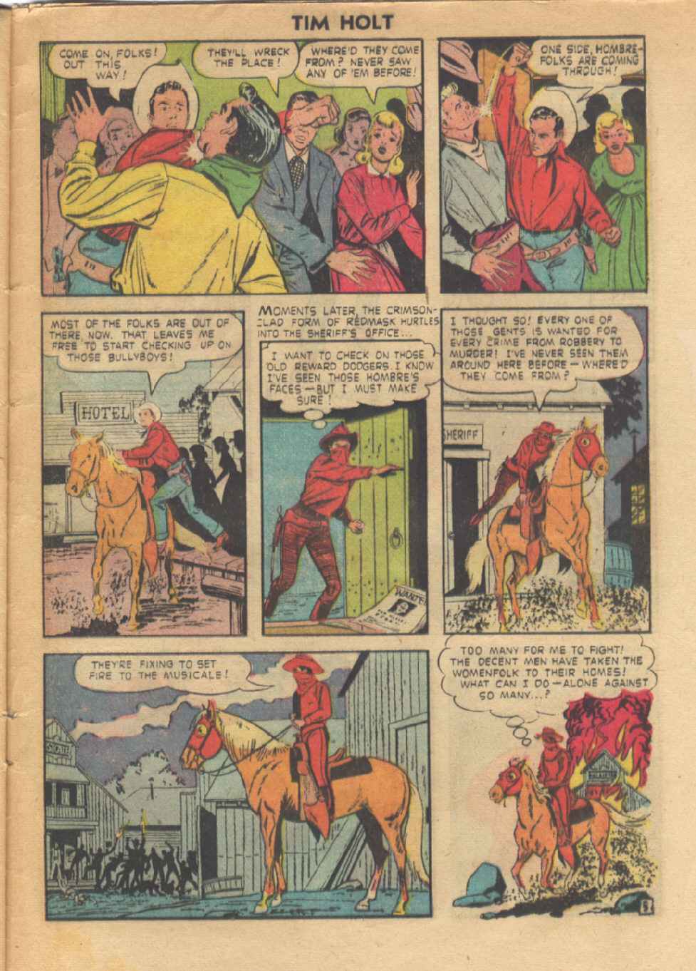 Read online Tim Holt comic -  Issue #26 - 30