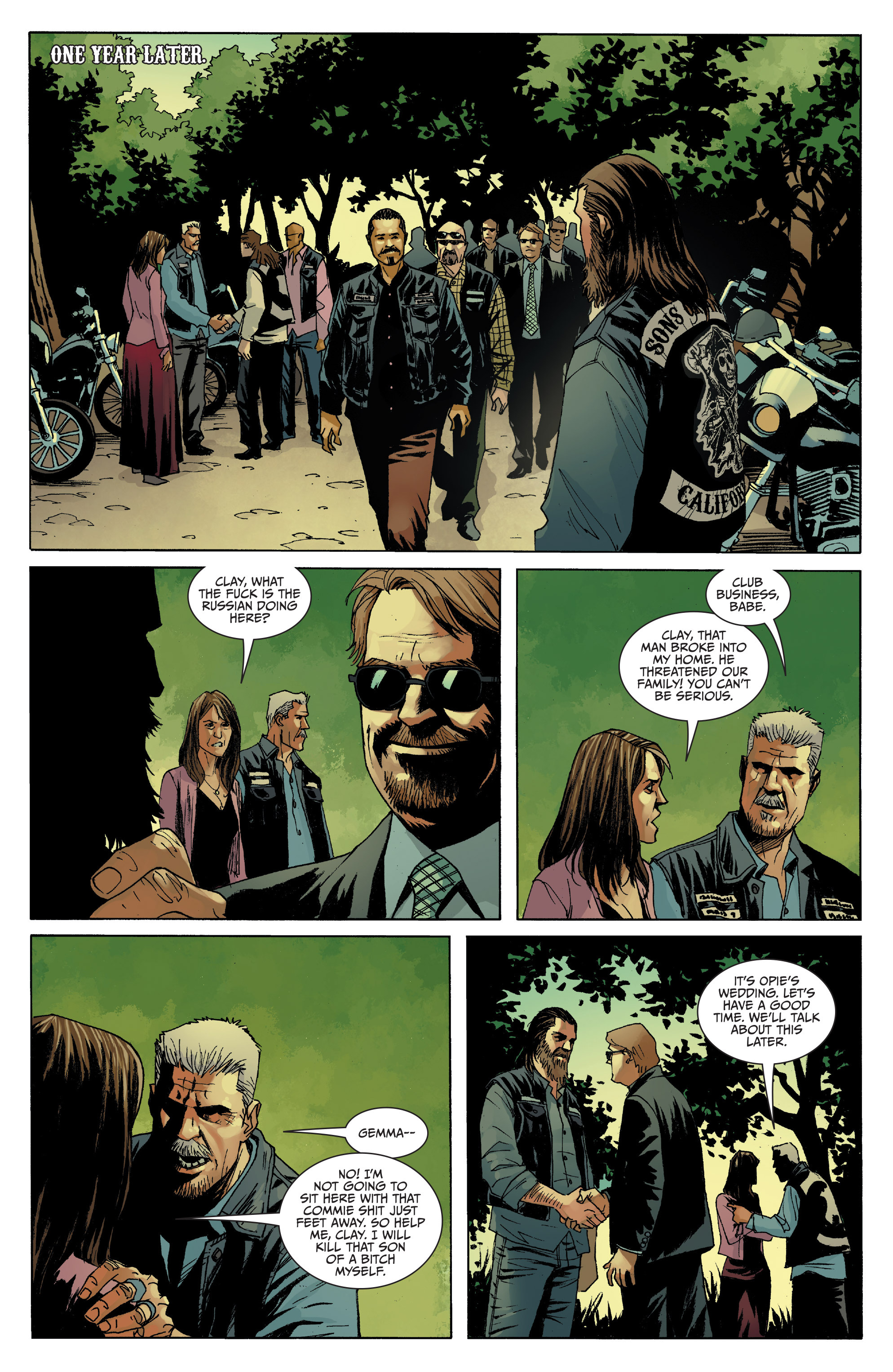 Read online Sons of Anarchy comic -  Issue #10 - 13