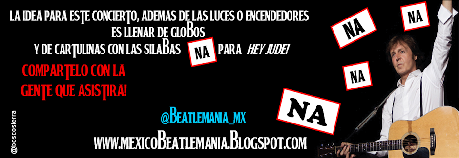 "The Beatles" MEXICO Beatlemania Oficial