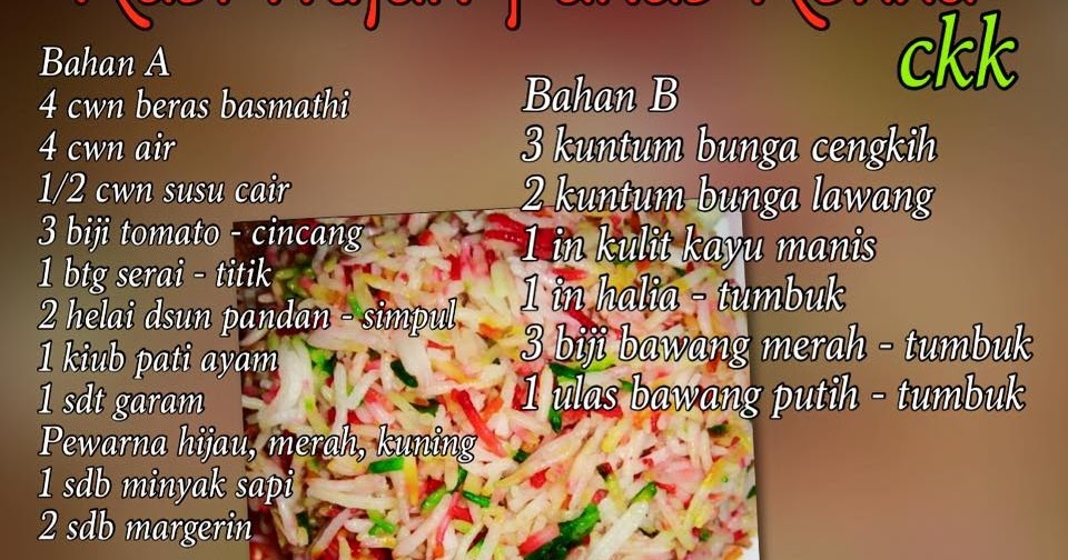 Resepi Nasi Hujan Panas Noxxa Yang Mudah Dan Sedap  Panas