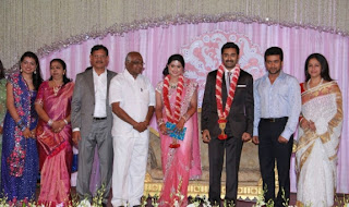 Celebrities at Sneha and Prasanna Wedding Reception Photos  