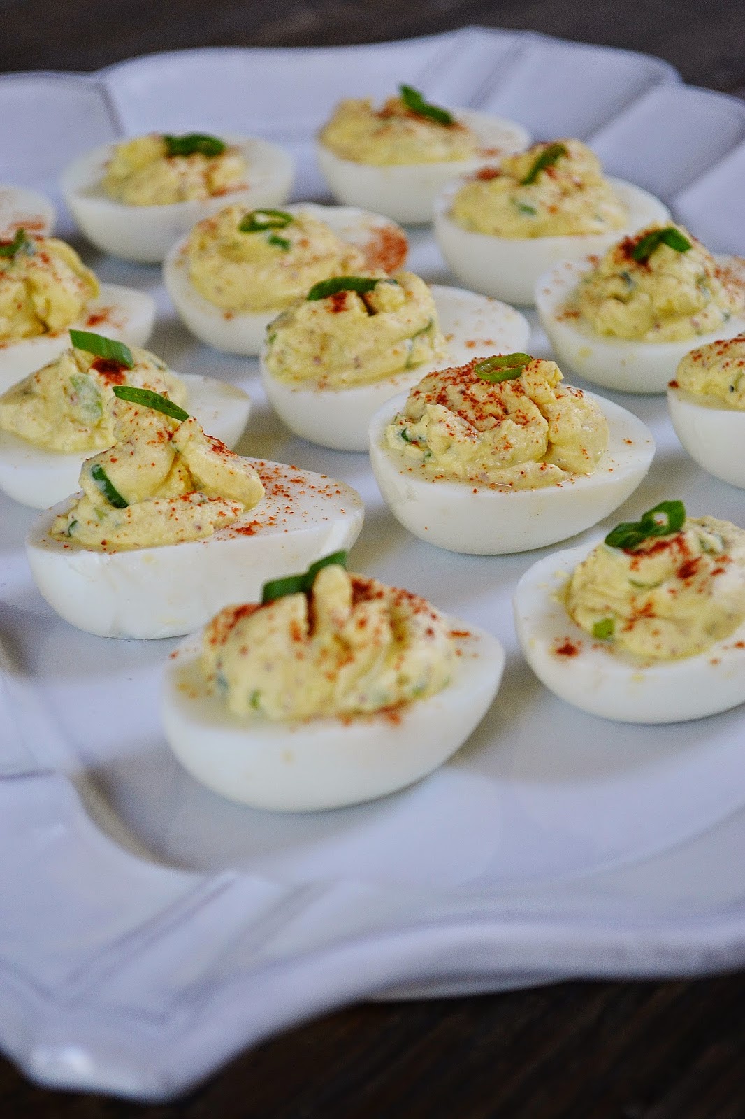 ...with a lil' twist: Greek Yogurt Deviled Eggs