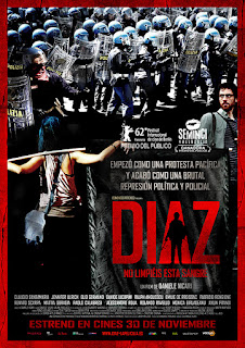 Póster: Díaz, no limpiéis esta sangre (Daniele Vicari, 2.012) Póster: Díaz, no limpiéis esta sangre (Daniele Vicari, 2.012)