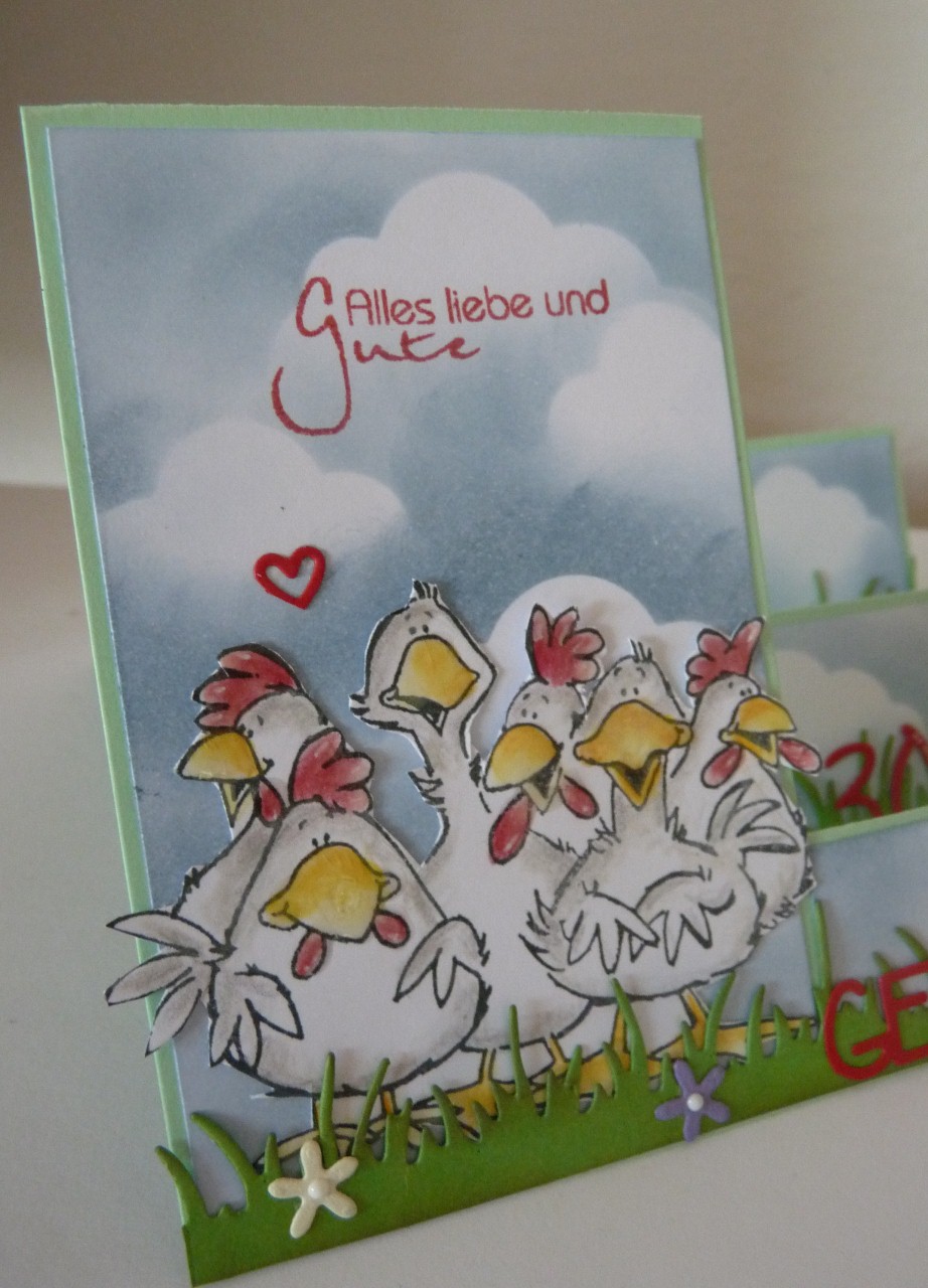 stamping funny Für unser Küken zum 30. Geburtstag