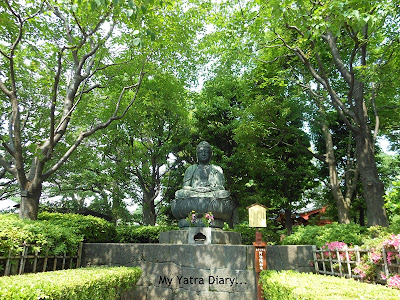 A statue of Buddha in the Sensoji Temple premises, Asakusa - Tokyo
