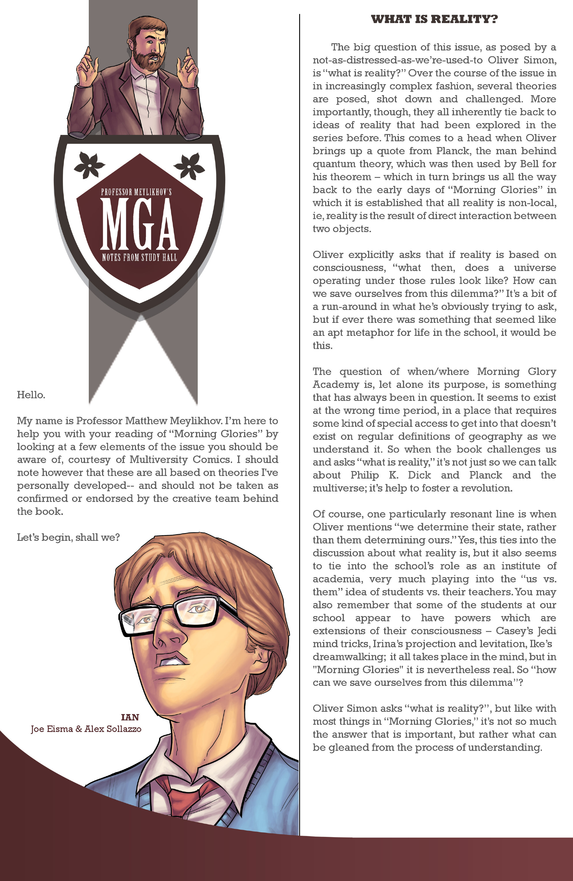 Read online Morning Glories comic -  Issue #40 - 25
