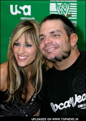 All Super Stars: Jeff Hardy With His Wife In Pics And Wallpapers 2011