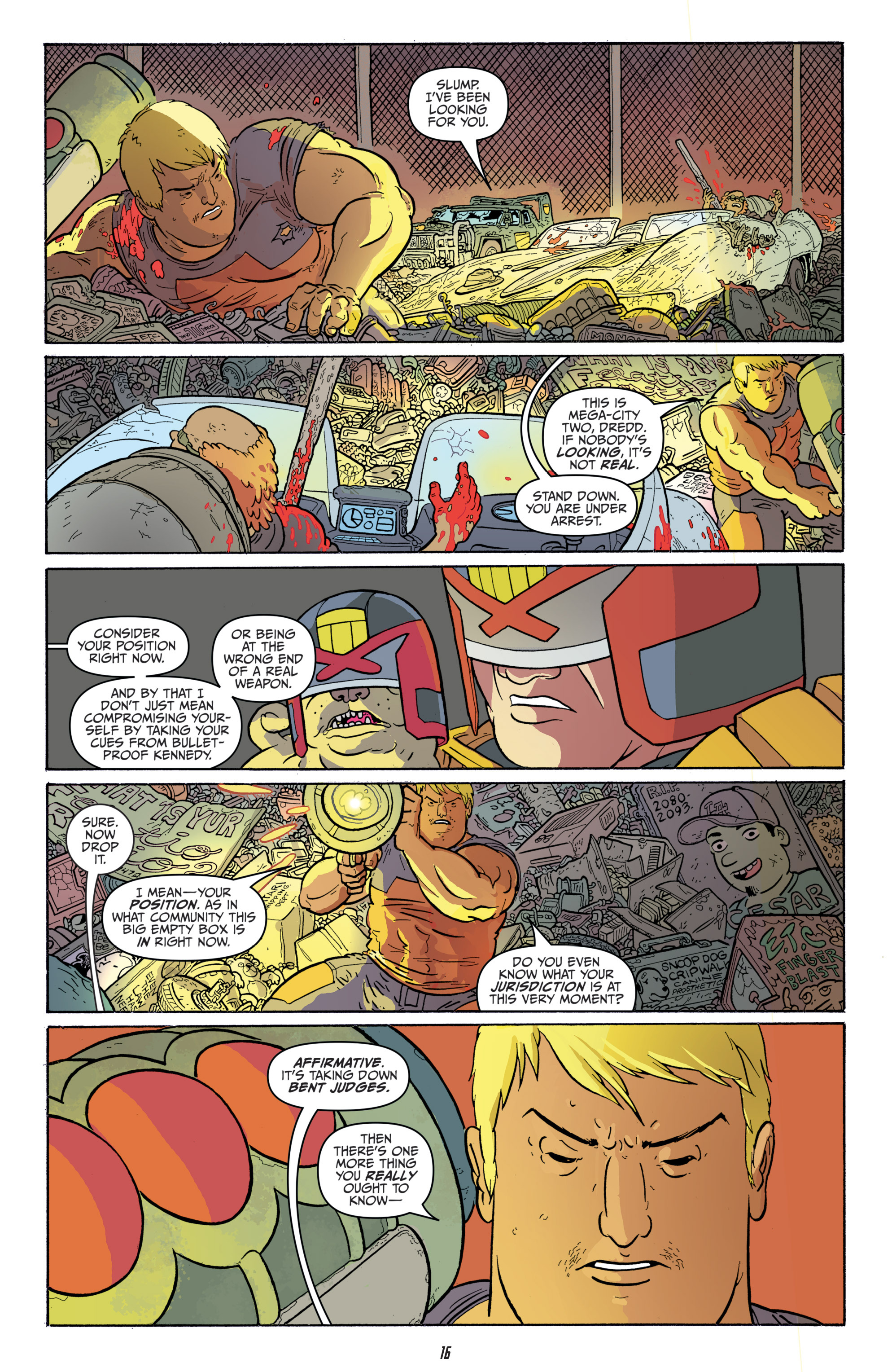 Read online Judge Dredd: Mega-City Two comic -  Issue #5 - 17
