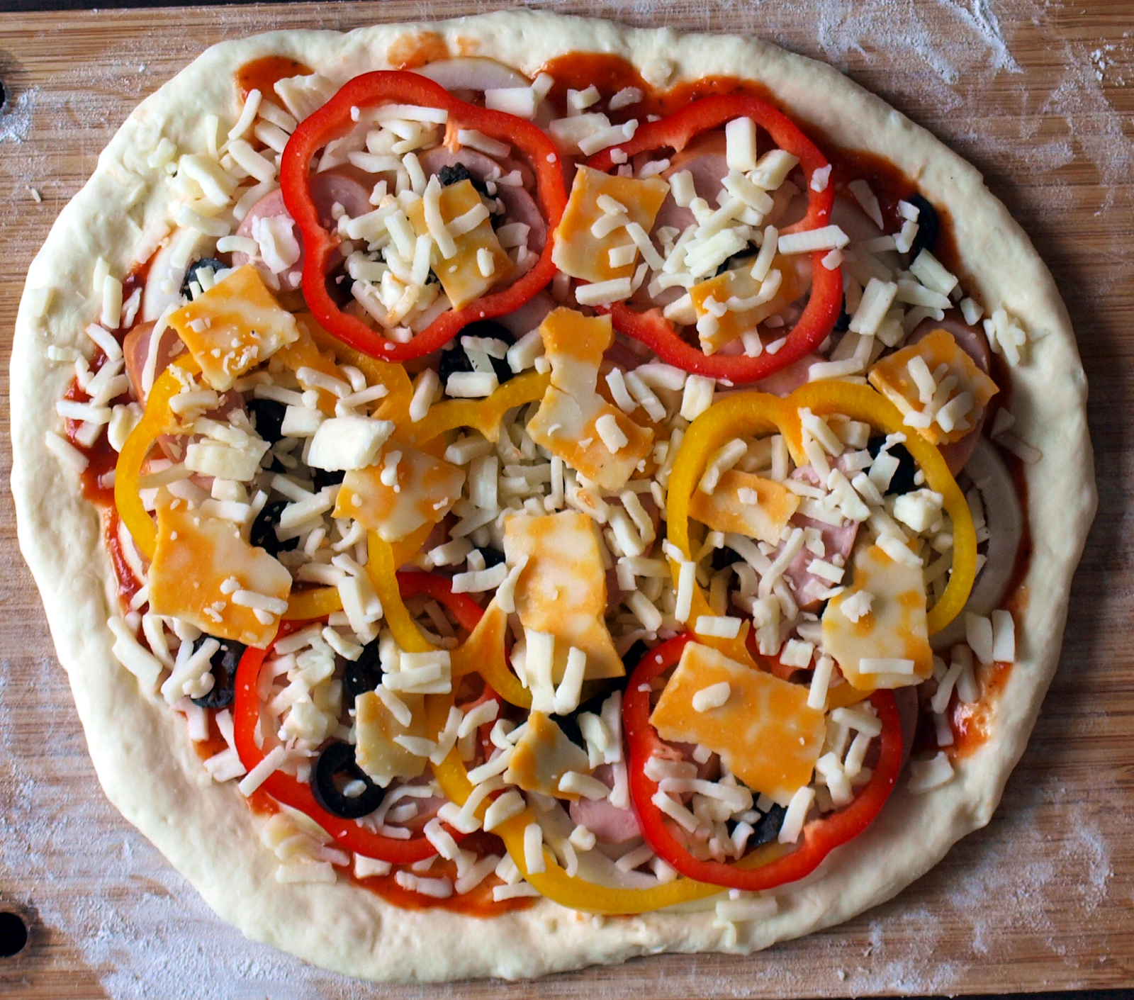 Creamy Heaven SAUSAGE PIZZA WITH THE BEST PIZZA DOUGH