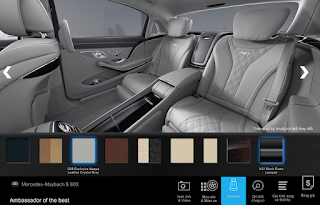 Màu Nội thất ốp gỗ Designo màu Đen Piano Mercedes Maybach S600 2017 Nội thất Mercedes Maybach S600 2017 màu Xám Crystal (508)