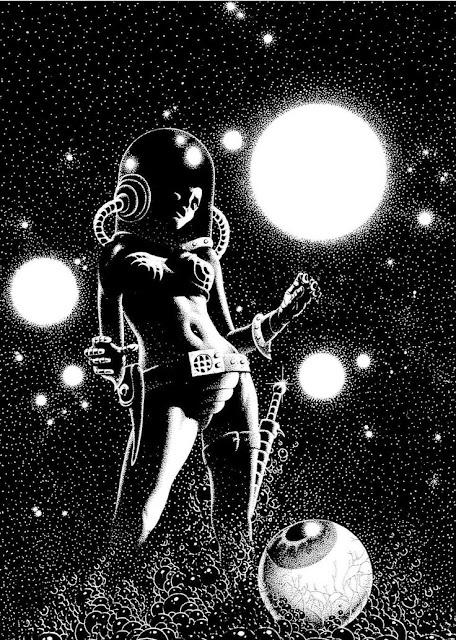 Space Girl by Virgil Finlay