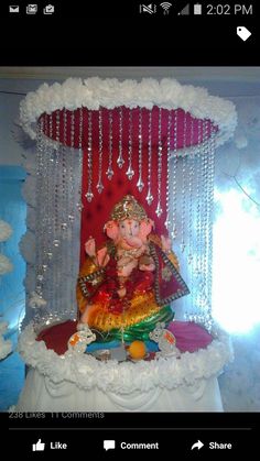 ganpati decoration