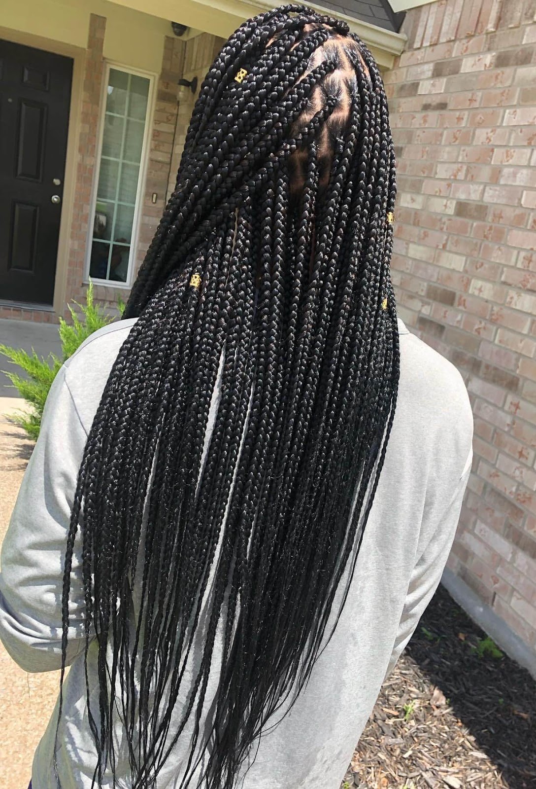 20 Latest Knotless Box Braids Styles Ponytails For African