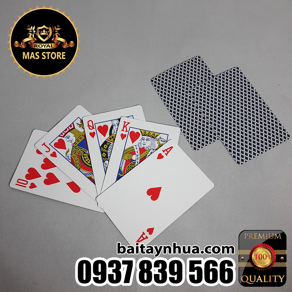 Bài Tây Nhựa ROYAL CAO CẤP - 100% Plastic - Made In Taiwan - Japan - 17